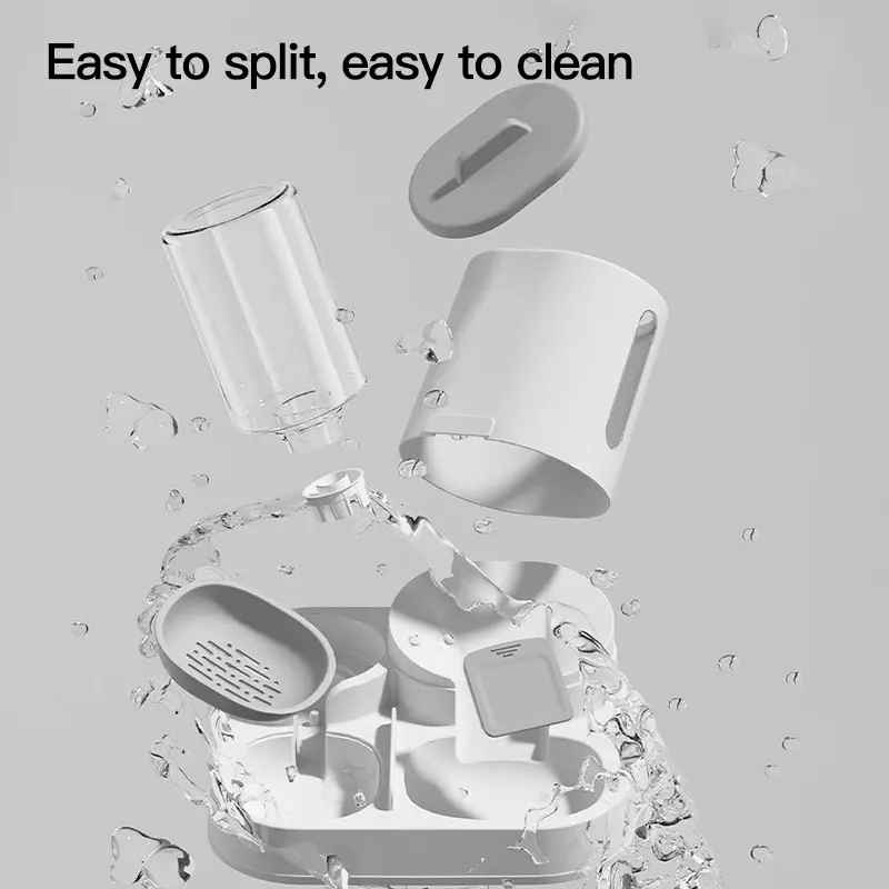 Comedouro e Bebedouro Automático por Gravidade 2 em 1 – Grande Capacidade e Anti-Derramamento