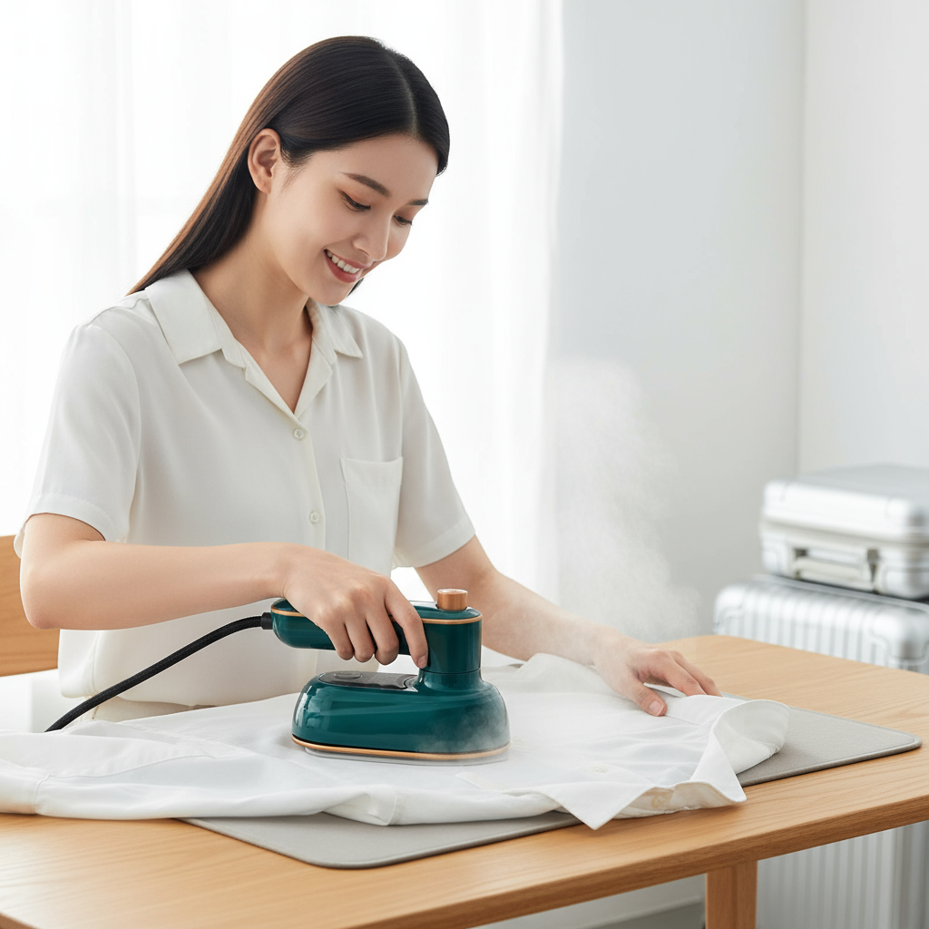 Mini Ferro de Passar a Vapor Portátil Bivolt – Ideal para Viagem e Uso Diário