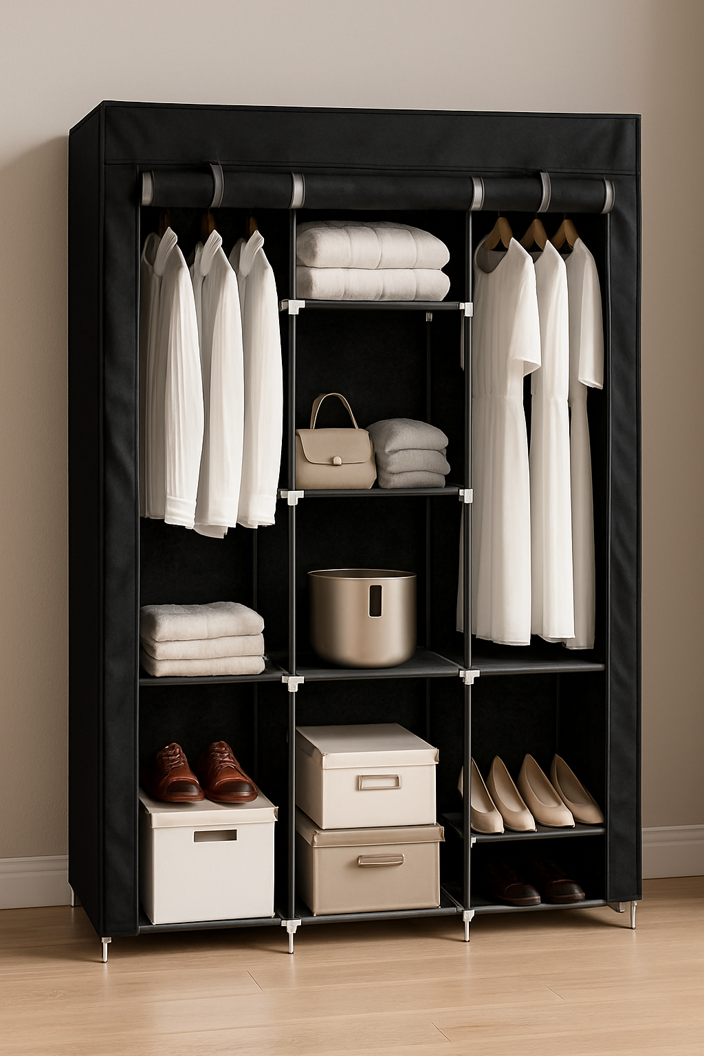 Guarda-Roupa Portátil Ortello - Organização Prática e Moderna